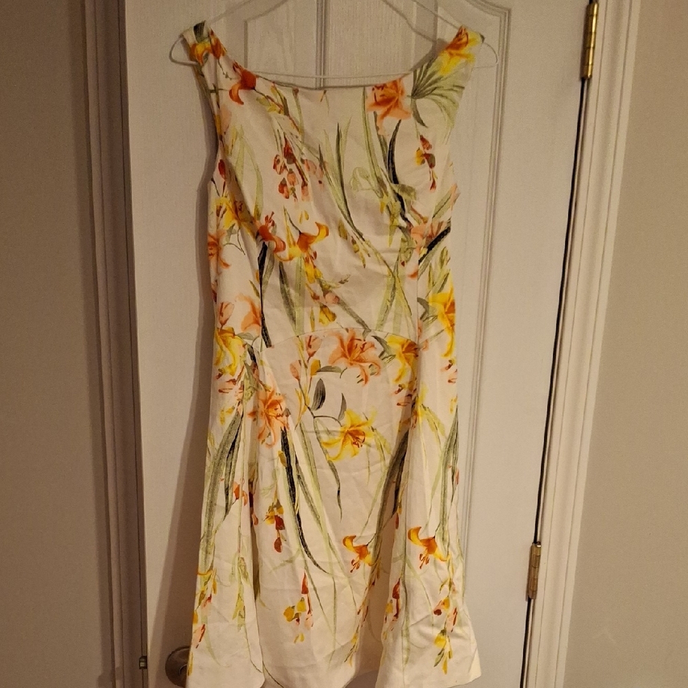 White House Black Market Vibrant Floral Dress